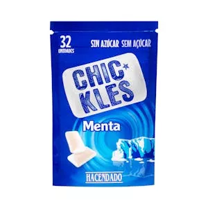 Chicles menta fuerte gragea Hacendado Mercadona
