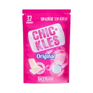 Chicles original sabor frutas gragea Hacendado Mercadona