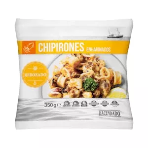 Chipirones enharinados Hacendado ultracongelado Mercadona