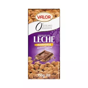 Chocolate con leche Valor almendras enteras Mercadona