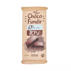 Chocolate negro 70% cacao fundir Hacendado 0% azúcares añadidos Mercadona