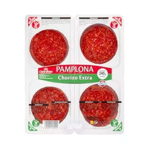 Chorizo Pamplona extra Hacendado lonchas Mercadona