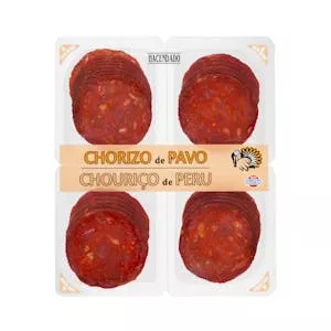 Chorizo de pavo extra Hacendado lonchas Mercadona