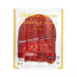 Chorizo extra pimienta Hacendado finas lonchas Mercadona