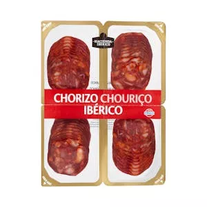 Chorizo ibérico extra La Hacienda del ibérico lonchas Mercadona