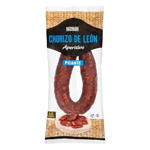Chorizo sarta extra picante De León Mercadona