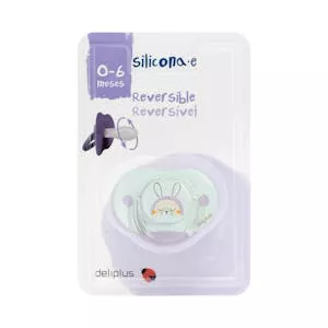 Chupete silicona reversible Deliplus +0 a 6 meses Mercadona