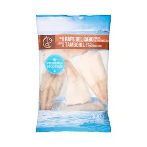 Colas de rape del Cabo pequeñas Hacendado ultracongeladas Mercadona