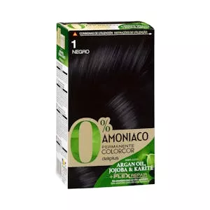 Coloración permanente 1 negro Deliplus 0% amoníaco Mercadona