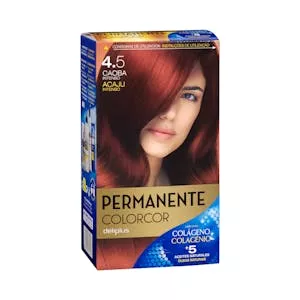 Coloración permanente 4.5 caoba oscuro Deliplus Mercadona