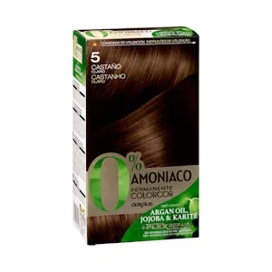 Coloración permanente 5 castaño claro Deliplus 0% amoníaco Mercadona