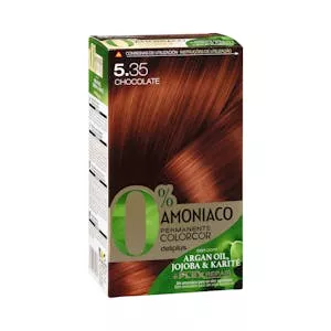 Coloración permanente 5.35 chocolate Deliplus 0% amoníaco Mercadona