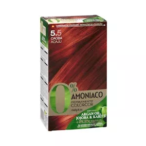 Coloración permanente 5.5 caoba Deliplus 0% amoníaco Mercadona