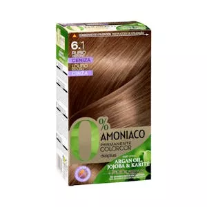 Coloración permanente 6.1 rubio oscuro ceniza Deliplus 0% amoníaco Mercadona