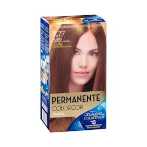Coloración permanente 7.77 rubio marrón intenso Deliplus Mercadona