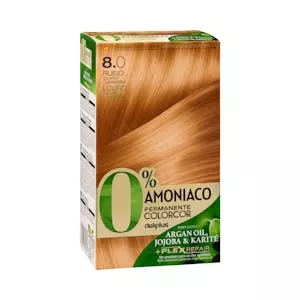 Coloración permanente 8.0 rubio claro luminoso Deliplus 0% amoníaco Mercadona