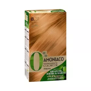 Coloración permanente 8.31 rubio miel Deliplus 0% amoníaco Mercadona