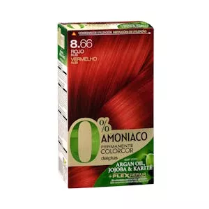 Coloración permanente 8.66 rojo rubí Deliplus 0% amoníaco Mercadona