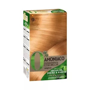 Coloración permanente 9.0 rubio muy claro luminoso Deliplus 0% amoníaco Mercadona
