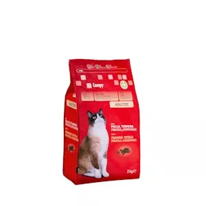 Comida gato adulto Compy con pollo, ternera, frutas y verduras Mercadona