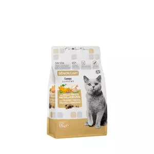 Comida gato sénior Supreme Compy con pollo fresco, frutas y verduras Mercadona