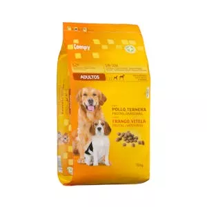 Comida perro adulto Compy con pollo, ternera, frutas y verduras Mercadona