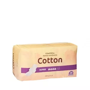 Compresa con alas super Deliplus Cotton Mercadona
