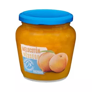 Confitura de melocotón Hacendado 0% azúcares añadidos Mercadona