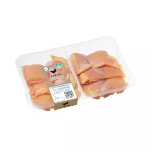 Contramuslos deshuesados y sin piel de pollo certificado alimentado con un 50% de maíz Mercadona