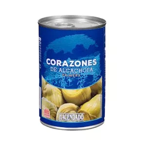 Corazones de alcachofas Hacendado Mercadona
