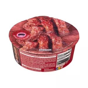 Costillas de cerdo a la barbacoa cortadas Hacendado Mercadona