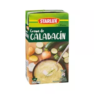 Crema de calabacín Starlux con queso de cabra Mercadona