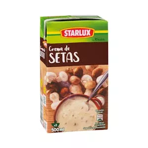 Crema de setas Starlux con champiñones Mercadona