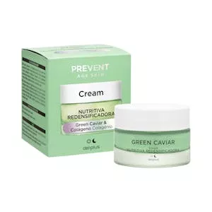 Crema facial Nutritiva redensificadora Green Caviar y Colágeno Prevent Age Ski Deliplus Mercadona