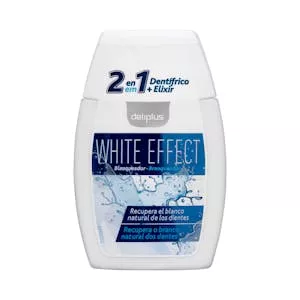 Dentífrico gel White Effect Blanqueador 2 en 1 Deliplus Mercadona