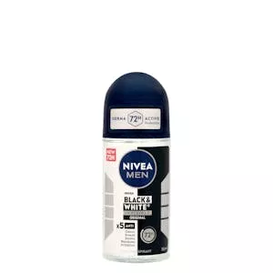 Desodorante roll-on Invisible Black & White Nivea Men antitranspirante Mercadona