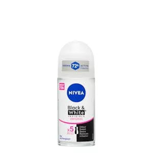 Desodorante roll-on Invisible Black & White Nivea antitranspirante Mercadona