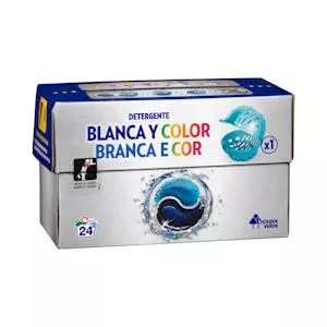 Detergente ropa Blanca y de Color Bosque Verde en cápsulas Mercadona