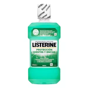 Enjuague bucal protección dientes y encías Listerine menta Mercadona