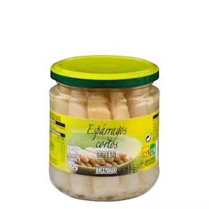Espárragos Hacendado blancos gruesos Mercadona