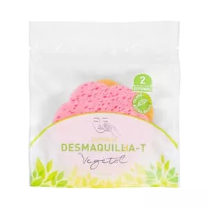 Esponja facial desmaquillante Deliplus vegetal Mercadona
