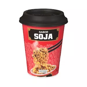 Fideos orientales Yakisoba sabor soja Hacendado Mercadona