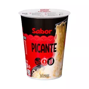 Fideos orientales sabor picante Hacendado Mercadona