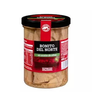Filetes de bonito del norte en aceite de oliva Hacendado Mercadona