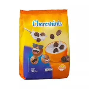 Galletas Chocominis sabor chocolate Hacendado Mercadona