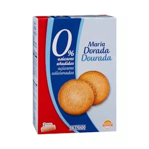 Galletas María dorada Hacendado 0% azúcares añadidos Mercadona