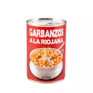 Garbanzos a la riojana Hacendado Mercadona