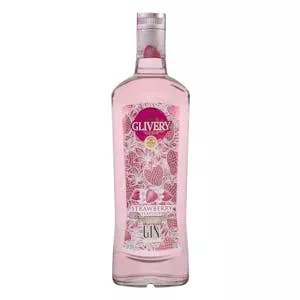 Ginebra strawberry Gin Glivery Mercadona