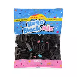 Golosinas Rega Black Mix Hacendado Mercadona