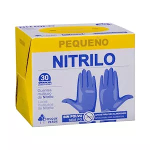 Guantes de nitrilo Bosque Verde talla pequeña Mercadona